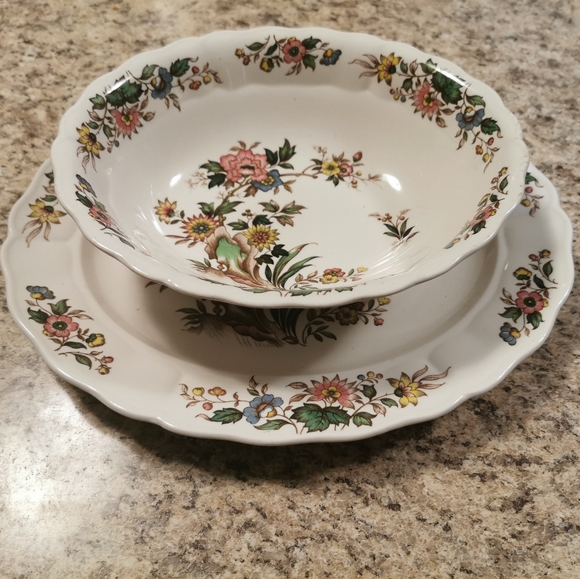 Vintage Dining Grindley England Lorraine Set Of Two Dishes Poshmark